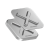 DeltaHub HoldX Magnetic Mount Silver