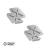 DeltaHub HoldX Magnetic Mount 2-pack 2x Silver
