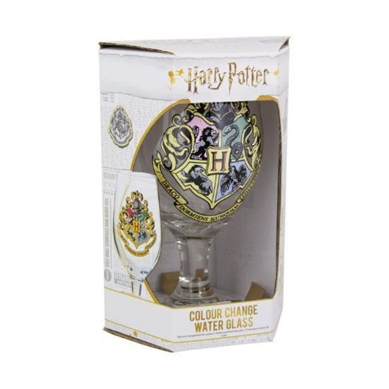 PALADONE Harry Potter Hogwarts Crest Glass