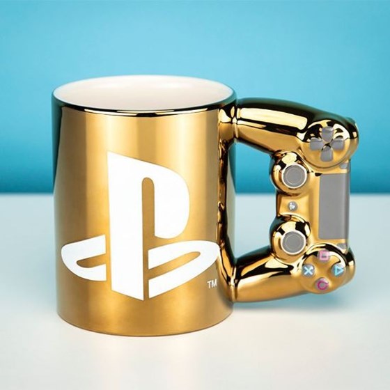 PALADONE Playstation 4 Gold Controller Mug