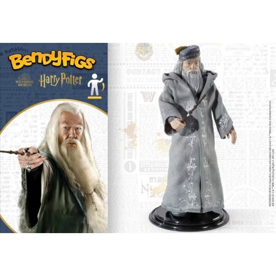 NOBLE COLLECTION - HARRY POTTER - BENDYFIGS - ALBUS DUMBLEDORE