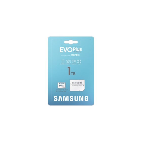 Memorija microSDXC 1TB  Samsung EVO PLUS microSDXC UHS-I U3 + Adapter, MB-MC1T0SA