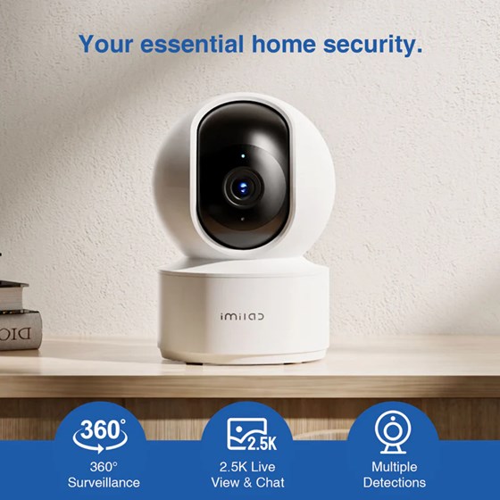 Imilab C21 Smart WiFi sigurnosna kamera, unutarnja, 2.5K, 4MP, IR, Mi Home/Xiaomi, Alexa & Google Assistant
