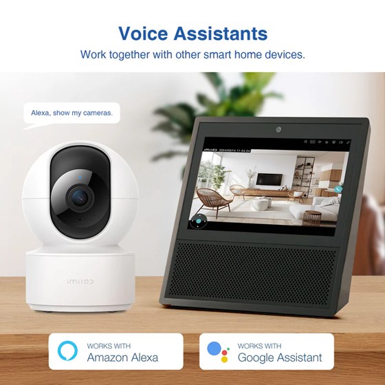 Imilab C21 Smart WiFi sigurnosna kamera, unutarnja, 2.5K, 4MP, IR, Mi Home/Xiaomi, Alexa & Google Assistant