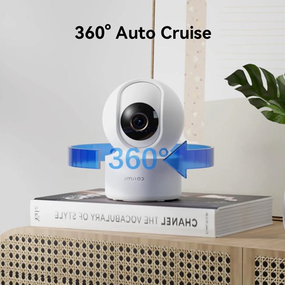 Imilab C22 Smart WiFi 6 sigurnosna kamera, unutarnja, 3K, 5MP, Color Night Vision, IR, Mi Home/Xiaomi, Alexa & Google Assistant, bijela