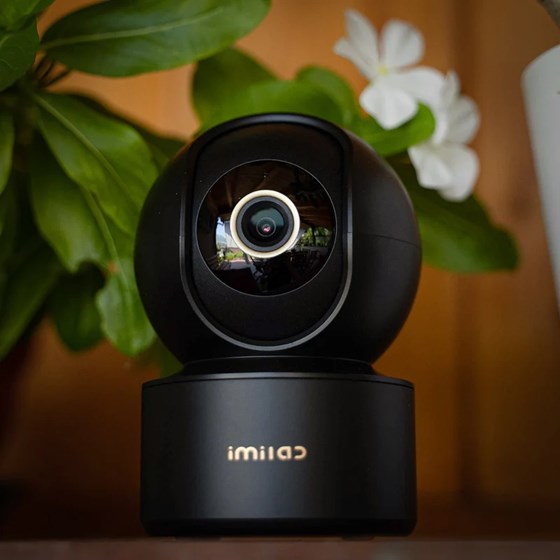 Imilab C22 Smart WiFi 6 sigurnosna kamera, unutarnja, 3K, 5MP, Color Night Vision, IR, Mi Home/Xiaomi, Alexa & Google Assistant, crna (bez adaptera)