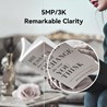 Imilab C22 Smart WiFi 6 sigurnosna kamera, unutarnja, 3K, 5MP, Color Night Vision, IR, Mi Home/Xiaomi, Alexa & Google Assistant, crna (bez adaptera)