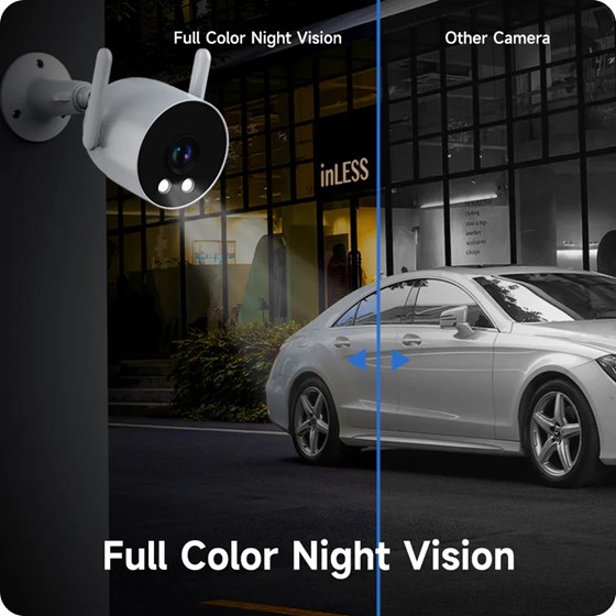 Imilab EC3 Lite Smart WiFi sigurnosna kamera, vanjska, 2K, 3MP, Color Night Vision, Mi Home/Xiaomi, Alexa & Google Assistant