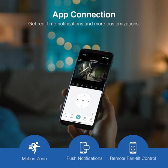 Imilab EC5 Smart WiFi sigurnosna kamera, vanjska, LAN, 2K, 3MP, Color Night Vision, IP66, Mi Home/Xiaomi, Alexa & Google Assistant