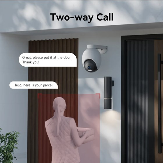 Imilab EC6 Smart WiFi 6 sigurnosna kamera, vanjska, 3K, 5MP, Color Night Vision, IP66, Mi Home/Xiaomi, Alexa & Google Assistant
