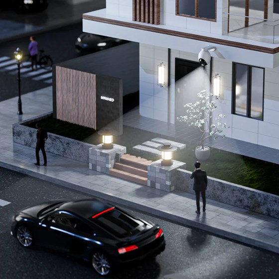 Imilab EC6 Smart WiFi 6 sigurnosna kamera, vanjska, 3K, 5MP, Color Night Vision, IP66, Mi Home/Xiaomi, Alexa & Google Assistant