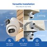 Imilab EC6 Dual Smart WiFi 6  sigurnosna kamera, vanjska, 2K×2K, 3MP×2, Color Night Vision, LAN, IP66, Mi Home/Xiaomi