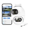 Imilab EC6 Dual Smart WiFi 6  sigurnosna kamera, vanjska, 3K×2, 5MP×2, Color Night Vision, LAN, IP65, Mi Home/Xiaomi, Alexa & Google Assistant