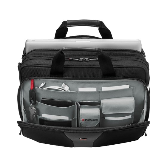 Torba za laptope do 16" Wenger Legacy Double Crna