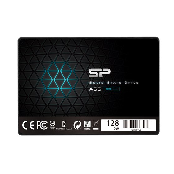 SSD 128GB Silicon Power Ace A55, 2.5" SATA III, 560/480 MB/s, SP128GBSS3A55S25	