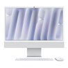 Apple 24-inch iMac with Retina 4.5K display, Nano-texture glass, Apple M4 chip with 10-core CPU and 10-core GPU, 256GB SSD, 16GB - Silver