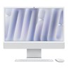 Apple 24-inch iMac with Retina 4.5K display, Apple M4 chip with 8-core CPU and 8-core GPU, 16GB, 256GB SSD - Silver