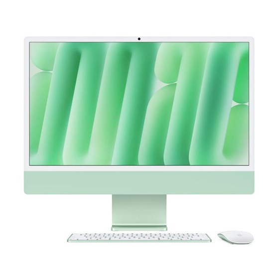 Apple 24-inch iMac with Retina 4.5K display, Apple M4 chip with 8-core CPU and 8-core GPU, 16GB, 256GB SSD - Green
