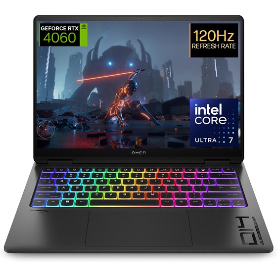 OMEN Transcend 14-fb0002nm, 9V4A2EA, 14" 2.8K, Intel Core Ultra 7 155H, 16GB, 1TB SSD, No OS, NVIDIA GeForce RTX 4060 8GB