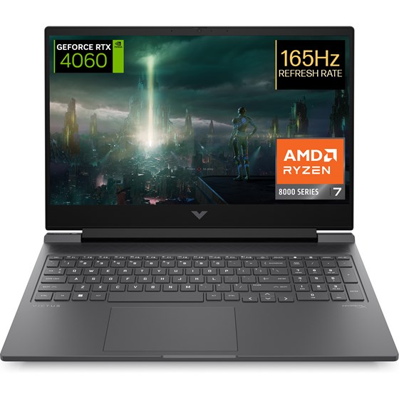 Victus 16-s1021nm, B0UC6EA, 16" Full HD, AMD Ryzen 7 8845HS, 32GB, 1TB SSD, FreeDOS, NVIDIA GeForce RTX 4060 8 GB GDDR6