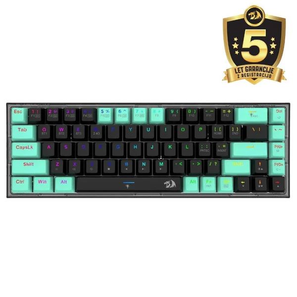 Tipkovnica REDRAGON CASTOR PRO K631RGB-BG WIRED/WIRELESS, 6950376715333_R