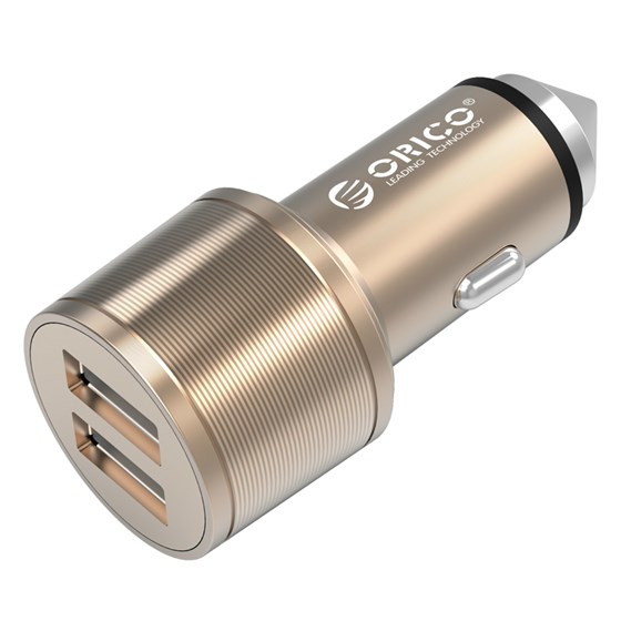 Autopunjač za tablet/smartphone Orico 2x USB 3.1 Zlatni  P/N: 35183 