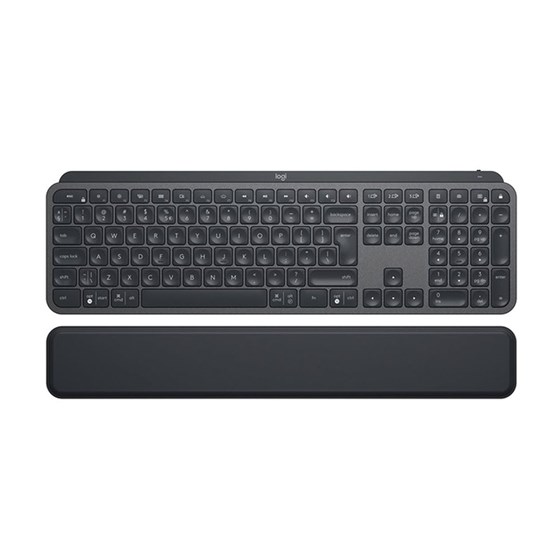 Tipkovnica Bežična Logitech MX Keys S Plus with palm rest, Graphite