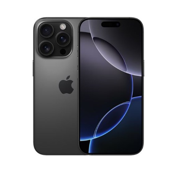 Apple iPhone 16 Pro, 6.3", 8GB/128GB, iOS 18, Black Titanium, mynd3hx/a