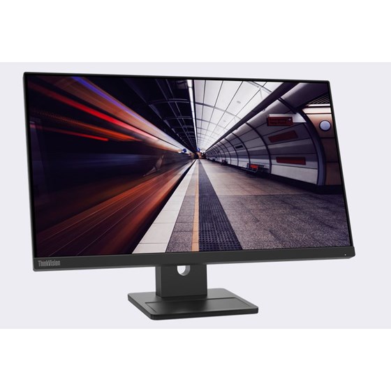 Monitor Lenovo ThinkVision E24-30, 23.8" FullHD IPS, 4ms, HDMI, DisplayPort, VGA, Tilt, Swivel, Pivot, Height adj. stand, Zvučnici, 63EDMAT2EU