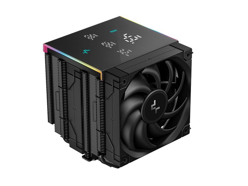 Hladnjak DeepCool AK620 DIGITAL PRO, ARGB, 2x 120mm, 260W TDP, Black