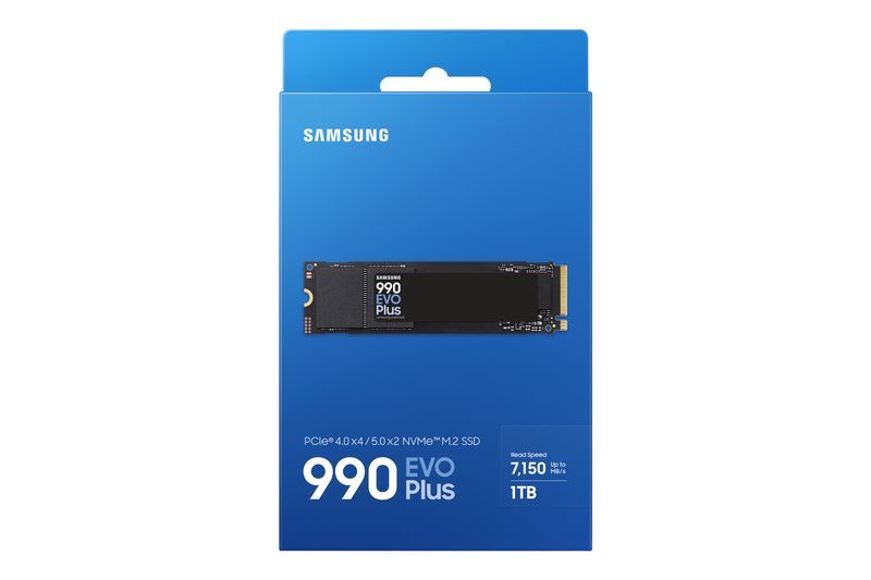 SSD 1TB Samsung 990 EVO Plus, M.2 NVMe, PCIe Gen5x2, 7150/6300 MB/s, MZ-V9S1T0BW