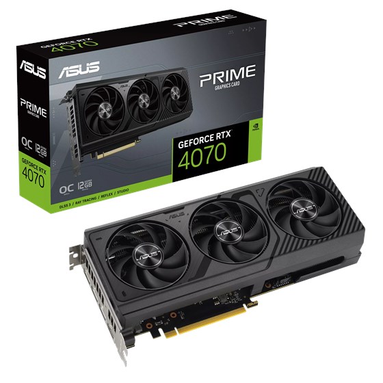 Grafička kartica ASUS, nVidia GeForce PRIME RTX 4070 OC Edition, 12GB GDDR6X, 1x HDMi, 3x DisplayPort, PRIME-RTX4070-O12G