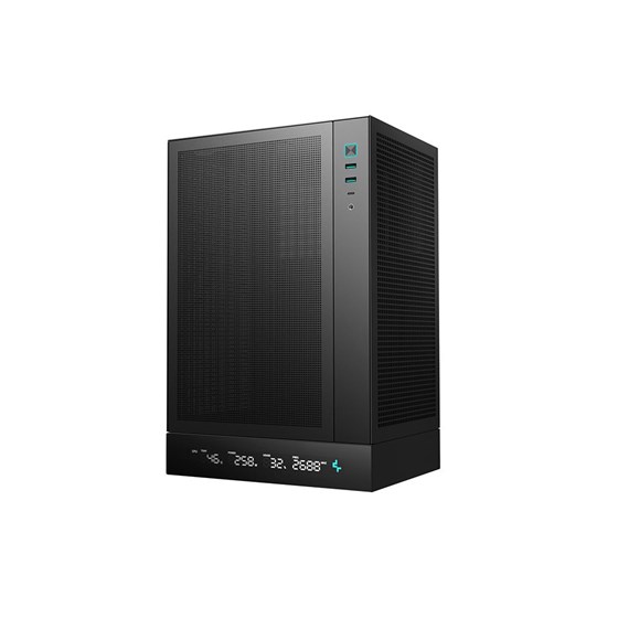 Kućište DeepCool CH170 Digital, Mini-ITX, LCD, Black, R-CH170-BKNPI0D-G-1