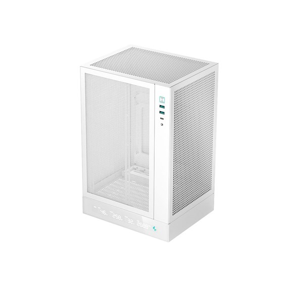Kućište DeepCool CH170 Digital WH, Mini-ITX, LCD, White, R-CH170-WHNPI0D-G-1