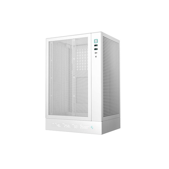 Kućište DeepCool CH170 Digital WH, Mini-ITX, LCD, White, R-CH170-WHNPI0D-G-1