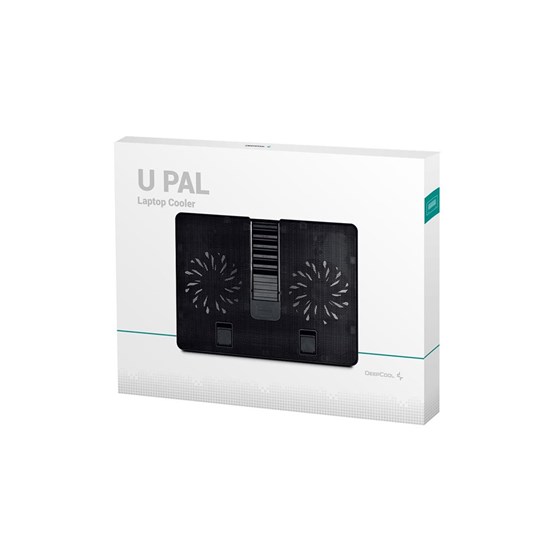 Hladnjak za laptop DeepCool U PAl, up to 17.3", 2x silent fan