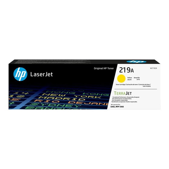 Toner HP 219A Yellow, W2192A
