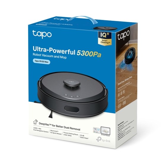 TP-Link Tapo RV30 Max robotski usisavač - crni