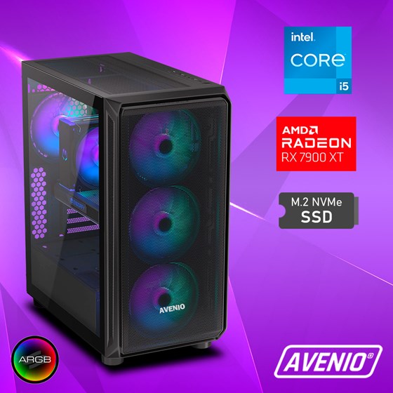 Avenio Prodigy Intel Core i5 14600K 3.50GHz 32GB 2TB SSD NVMe W11P AMD Radeon RX 7900 XT 20GB GDDR6 P/N: 02242414