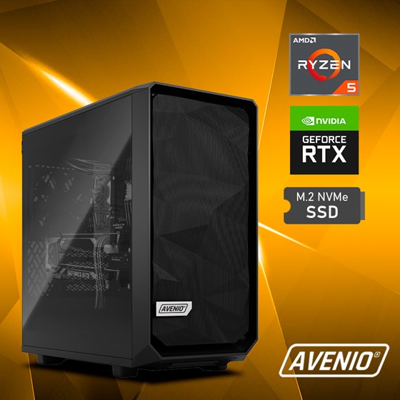 Avenio Mini Gamer Pro AMD Ryzen 5 7600X 5.30GHz 32GB 2TB M.2 NVMe SSD W11P nVidia GeForce RTX 4070 12GB GDDR6X P/N: 02242852