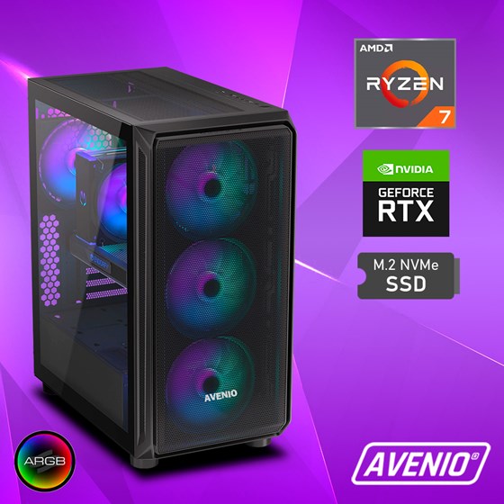 Avenio Prodigy AMD Ryzen 7 7800X3D 4.20GHz 32GB 1TB M.2 NVMe nVidia GeForce RTX 4080 16GB GDDR6X P/N: 02242675