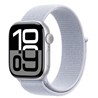 Apple Watch S10 GPS 42mm Silver Alu Case with Blue Cloud Sport Loop