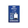 Memorija SDXC 512GB Samsung SD PRO Plus 2023 + USB Card Reader UHS-I U3, MB-SD512SB/WW