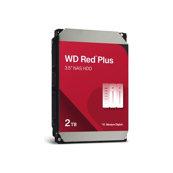 HDD 2TB WD Red 3.5", SATA 6Gb/s, 5400rpm, 64MB cache, WD20EFPX