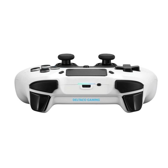 Gamepad DELTACO GAMING Playstation 4 wireless bluetooth controller, white