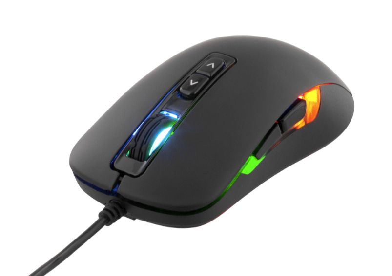 Miš DELTACO GAMING DM110 Optical gaming mouse, 7 buttons, breathing LEDs, USB, black