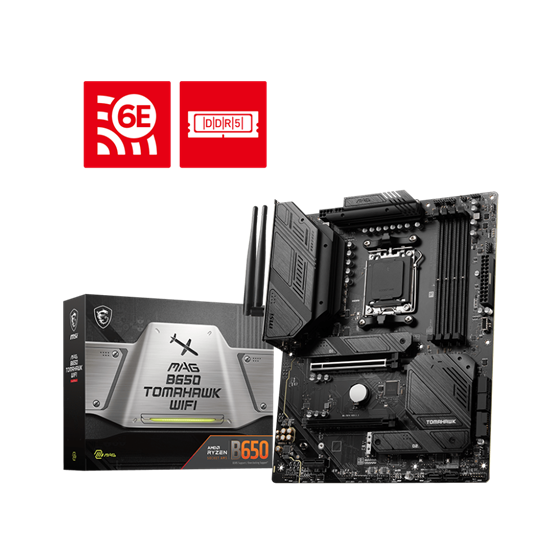 Matična Ploča MSI MAG B650 TOMAHAWK WIFI, B650, Socket AM5, ATX, DDR5