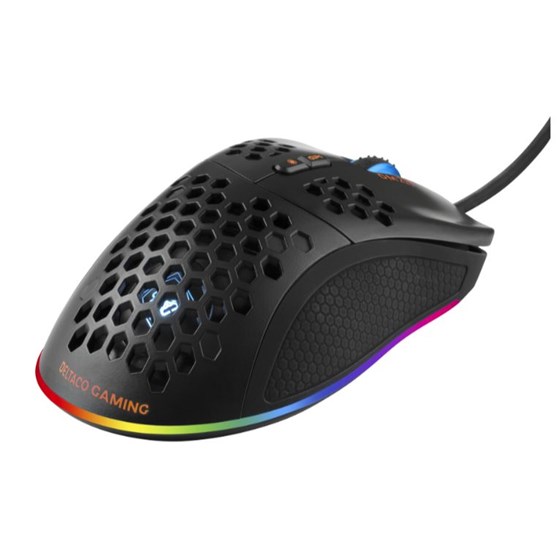 Miš DELTACO GAMING DM210 Ultralight Gaming Mouse,  RGB, black