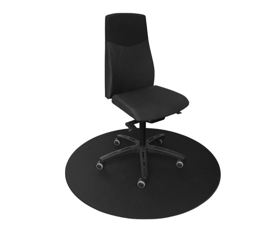 Podloga za stolicu DELTACO GAMING DFP410 Floorpad, 1100x1100x3mm, black