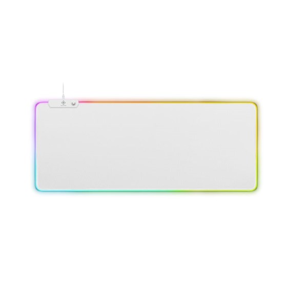 Podloga za miš DELTACO GAMING WMP90 RGB gaming mousepad XL, 900 x 360 x 4 White